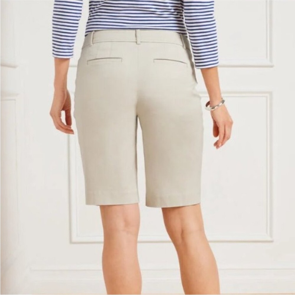 Talbots Women's White Bermudas size 4 - Picture 6 of 7